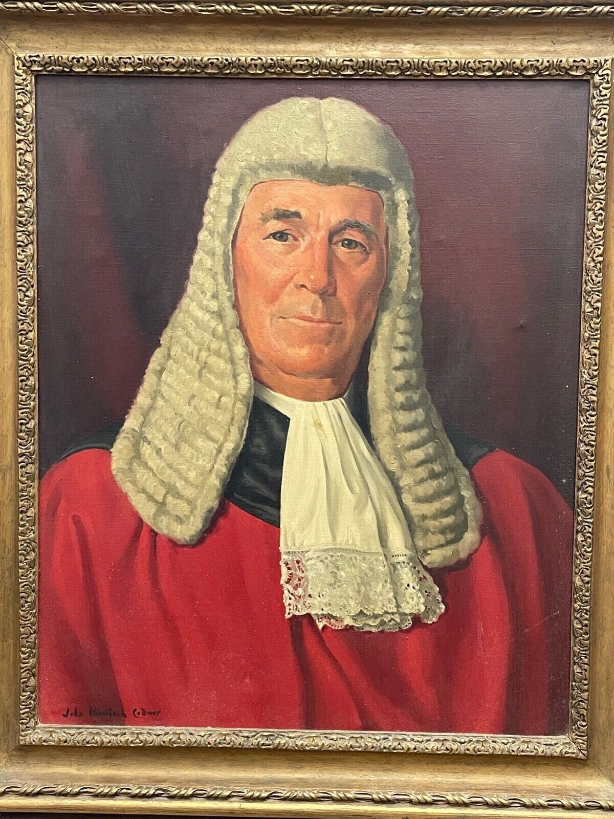 John Whitlock Codner | PORTRAIT OF JUDGE PAUL STORR OIL PAINTING ...