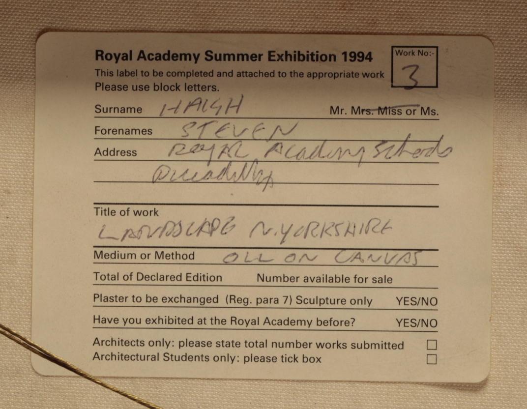 Artwork by steven Haigh, Landscape, Made of Oil on canvas