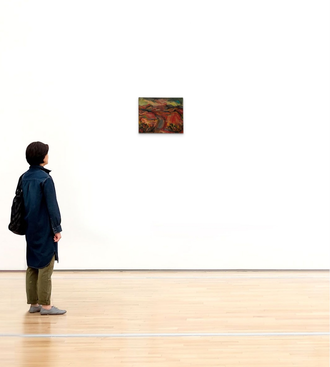 Artwork by steven Haigh, Landscape, Made of Oil on canvas