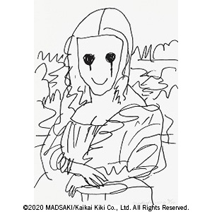 MADSAKI | Coffee Break Drawing of Mona Lisa_P (2020) | MutualArt