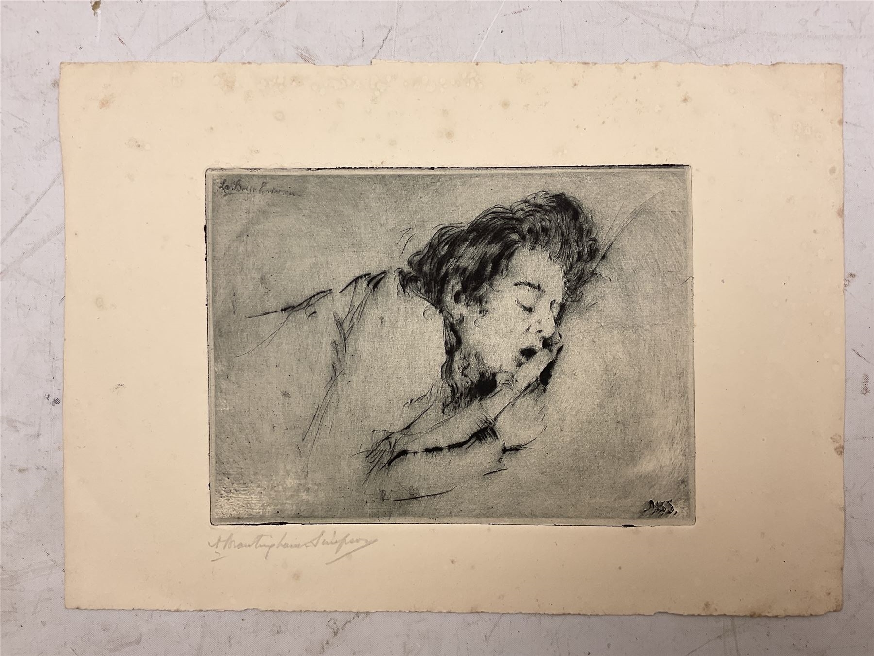 Alexander Brantingham Simpson Collection of eight drypoint etchings