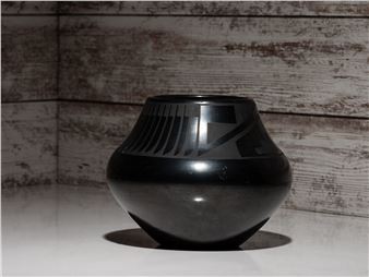 Blackware Pottery Jar - Maria Montoya Martinez