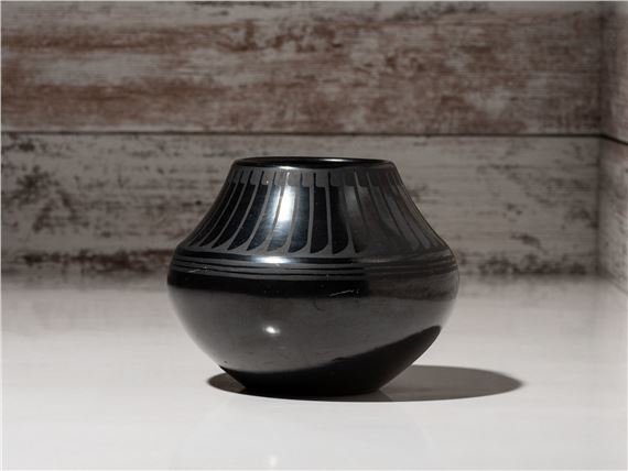 Blackware Pottery Vase