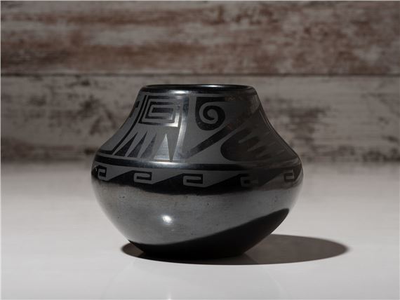 Blackware Pottery Jar