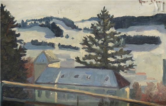 Les toits - René Blum