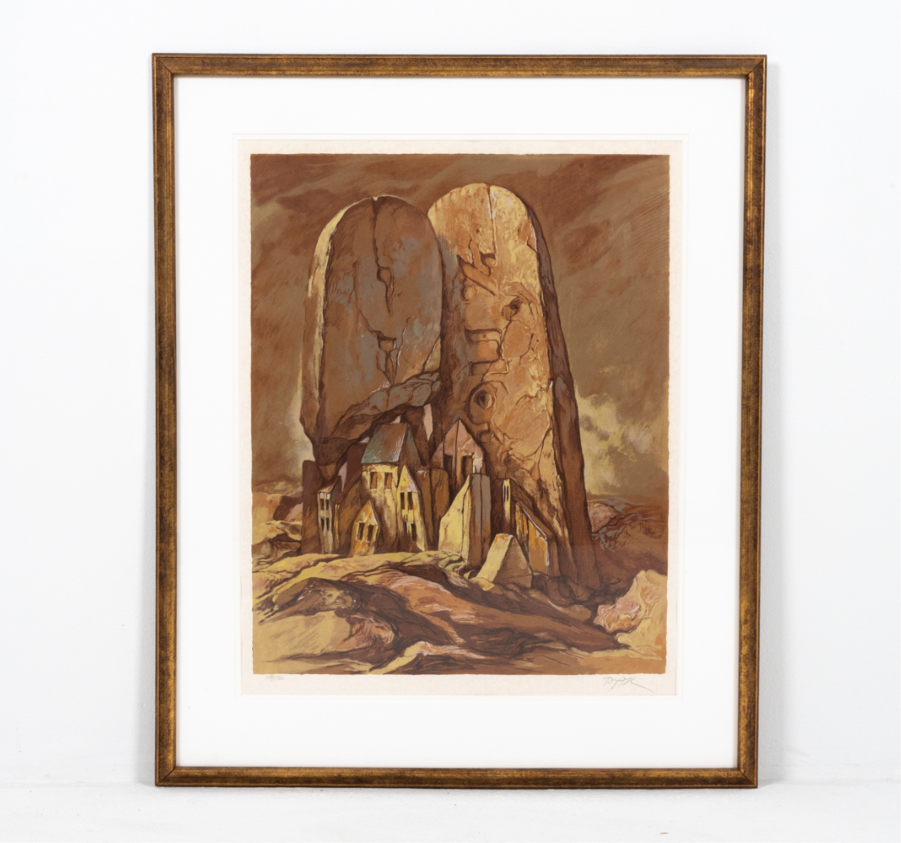 Artwork by Samuel Bak, SAMUEL BAK (B. 1933) LTD. ED. SIGNED LITHOGRAPH, Made of Lithograph