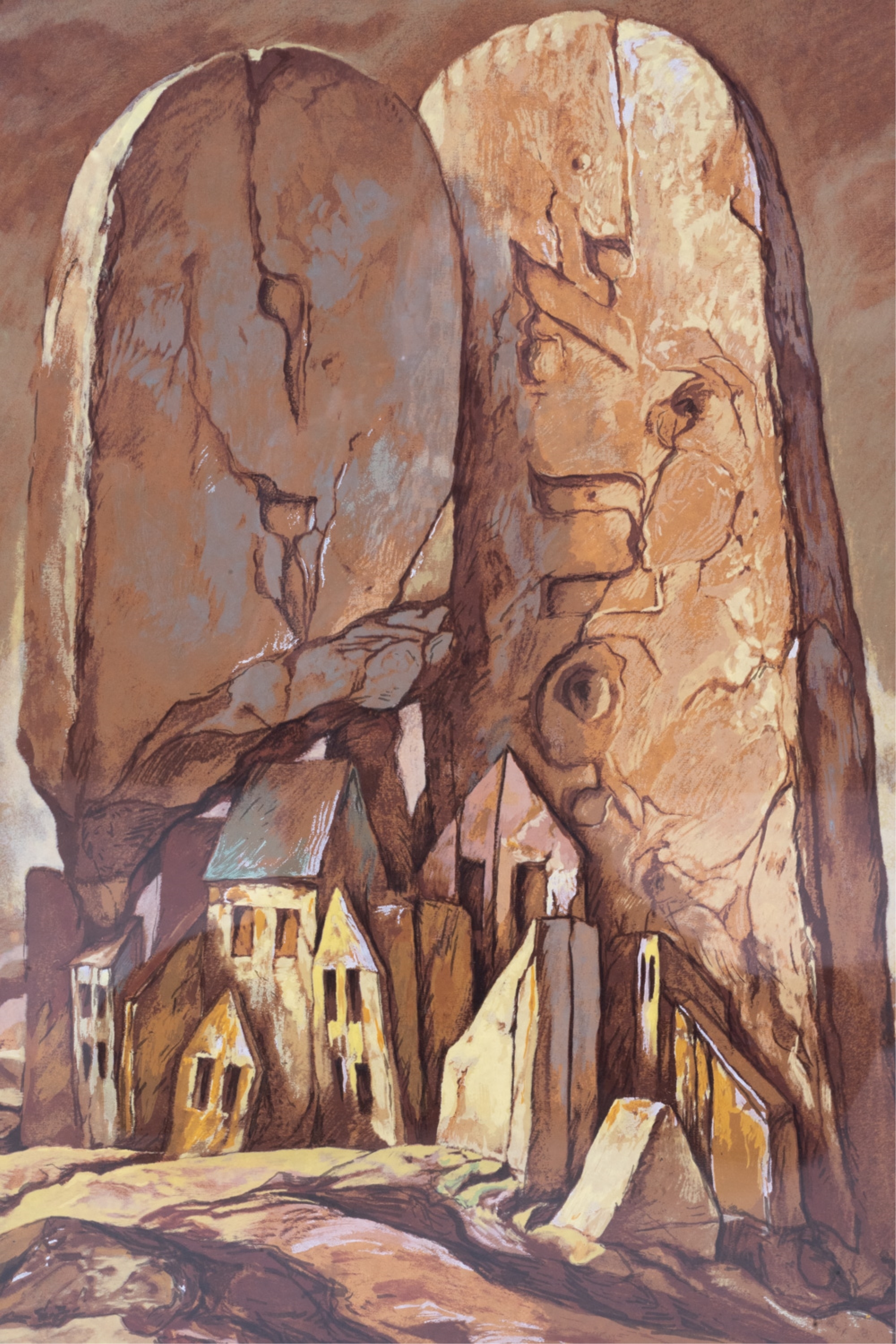 Artwork by Samuel Bak, SAMUEL BAK (B. 1933) LTD. ED. SIGNED LITHOGRAPH, Made of Lithograph