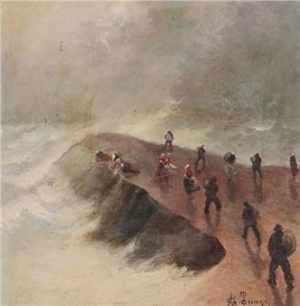 Landscape - Adolf Georgini Toscano