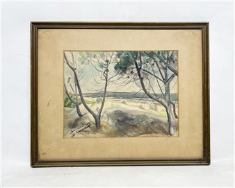 Paisaje costero - Henry Meissner