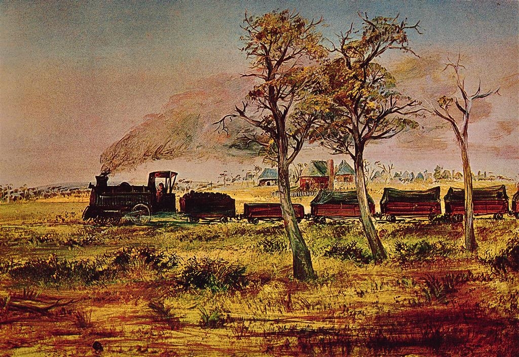 Arthur Boyd | The Little Train | MutualArt