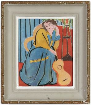 Henri Matisse | Jeune femme avec Guitare | MutualArt
