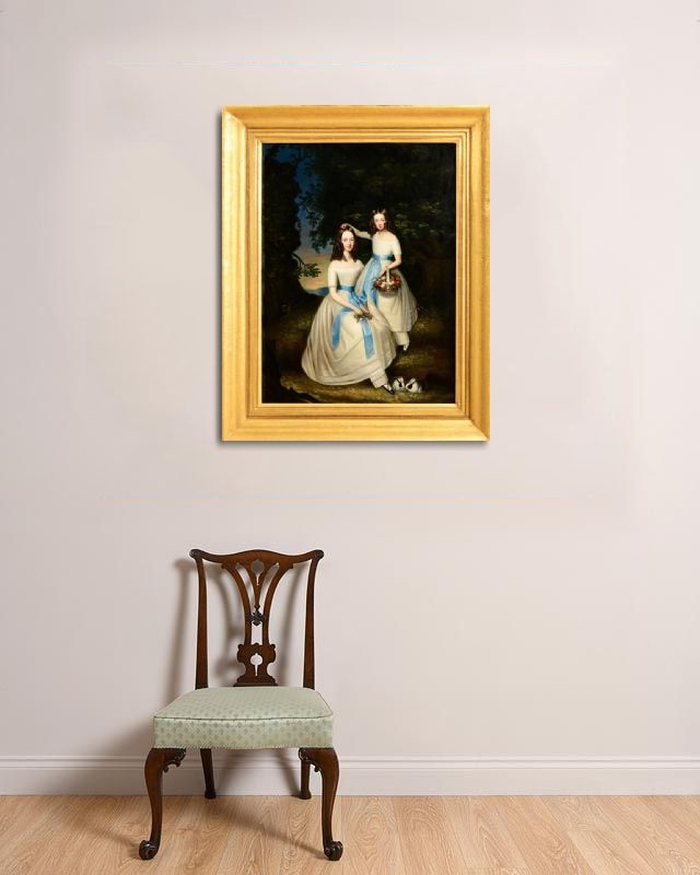 Joseph Patrick Haverty Portrait of the Manders Sisters of