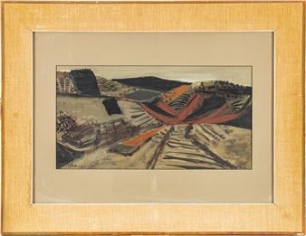 Pastoral landscape - Pierre-Albert Celice