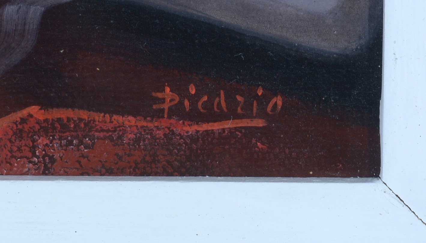 Artwork by Pasquale Picazio, The Ballet Dancer, Made of oil on board