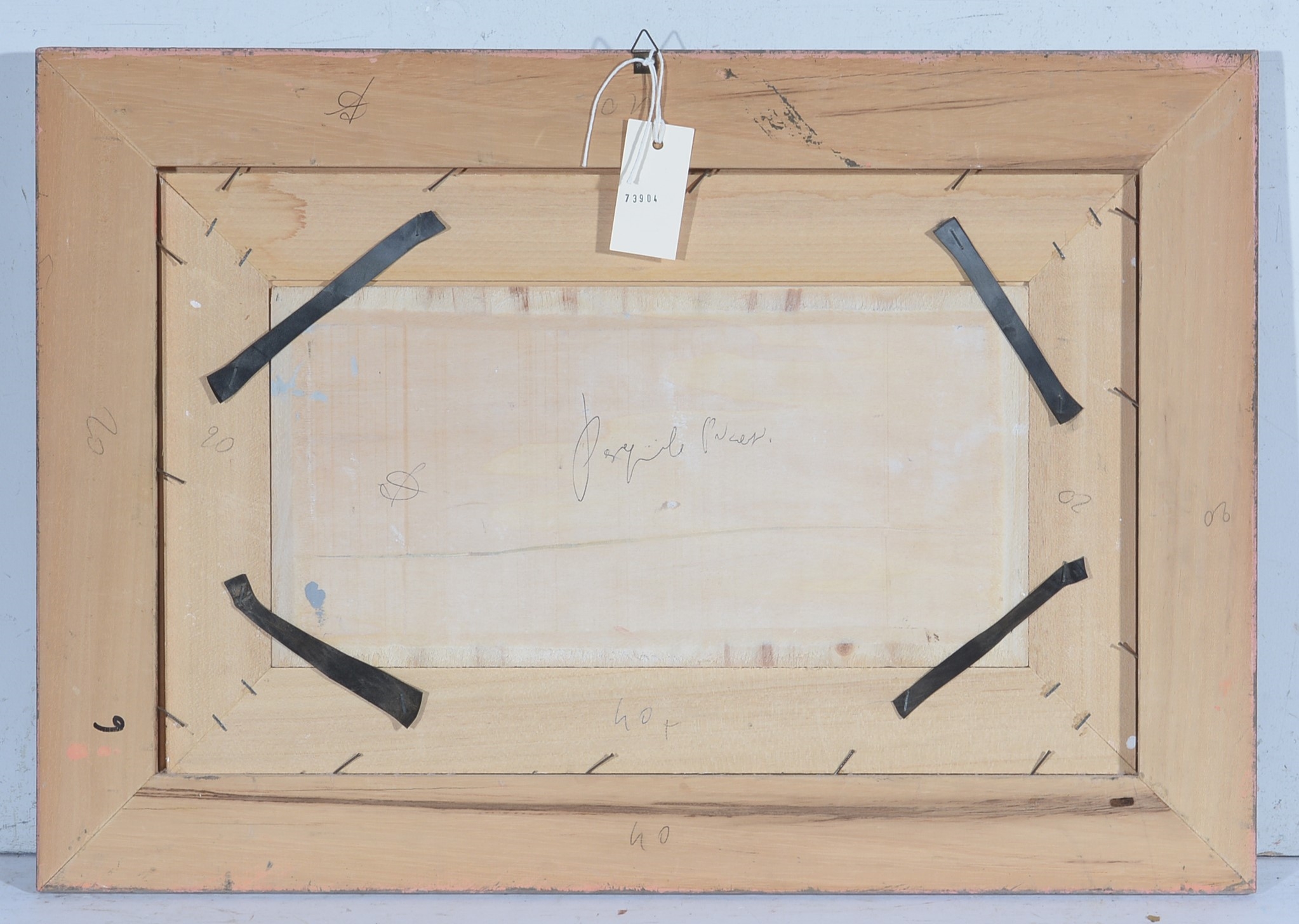 Artwork by Pasquale Picazio, Sleeping Nude, Made of oil on board