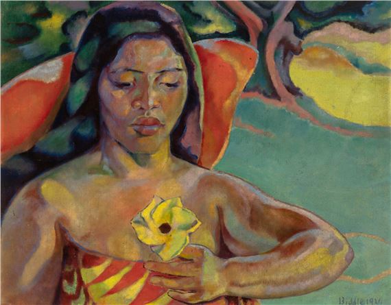 Tahitian Beauty by George Biddle, 1921
