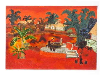 Femmes au puits - Kim Dông