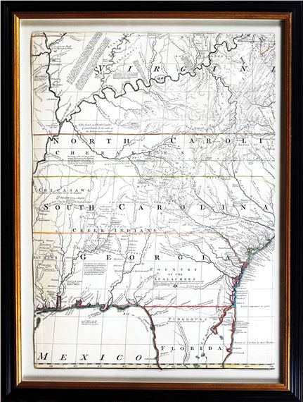John Mitchell | Mitchell Map of the British and French Dominions of ...