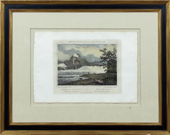 Amerique Septentrionale - Mills on the Black River by Jacques-Gerard Milbert