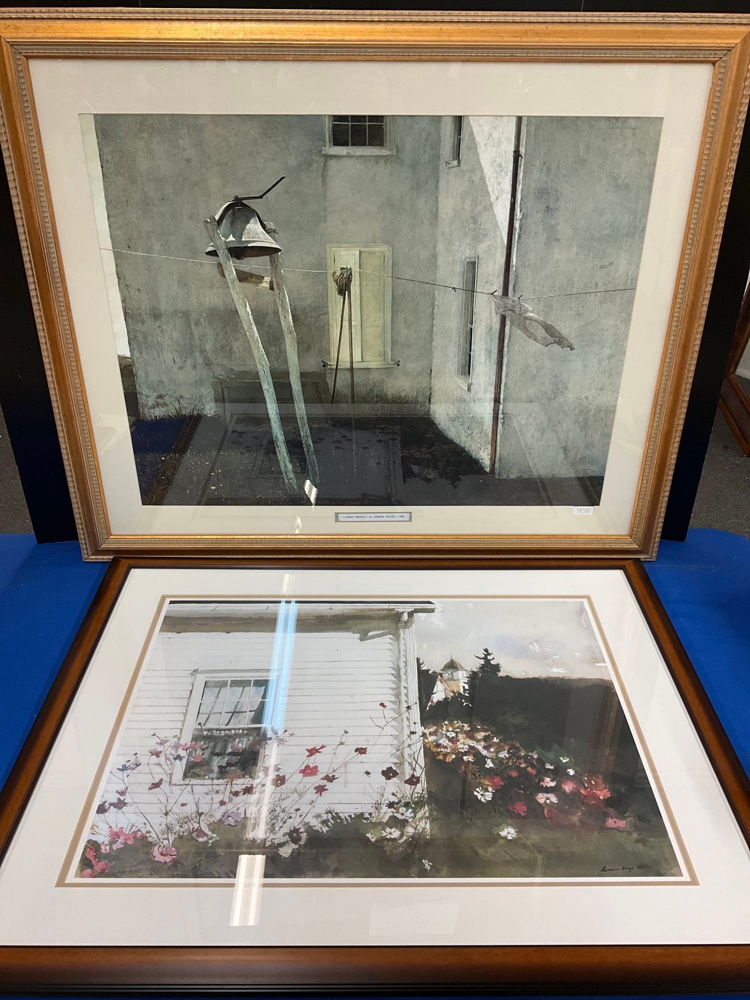 Andrew Wyeth Pair of Andrew Wyeth Large Lithographs MutualArt