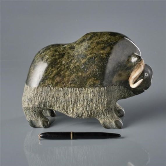 Seepee Ipellie | Muskox (1985) | MutualArt