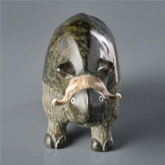 Seepee Ipellie | Muskox (1985) | MutualArt