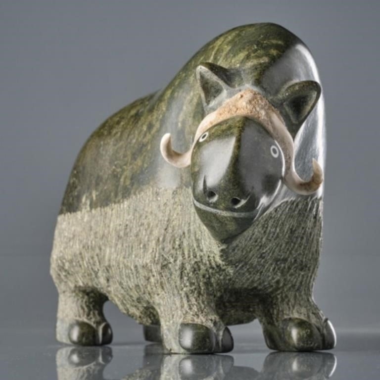 Seepee Ipellie | Large Muskox (1985) | MutualArt
