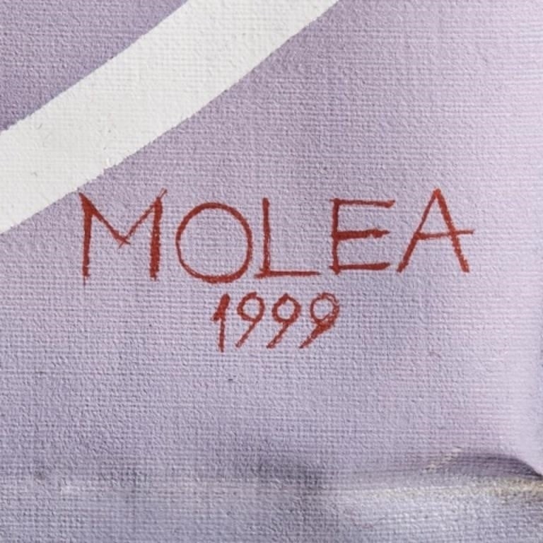 Artwork by Bogdan Molea, Five Ballerinas, Made of oil on canvas