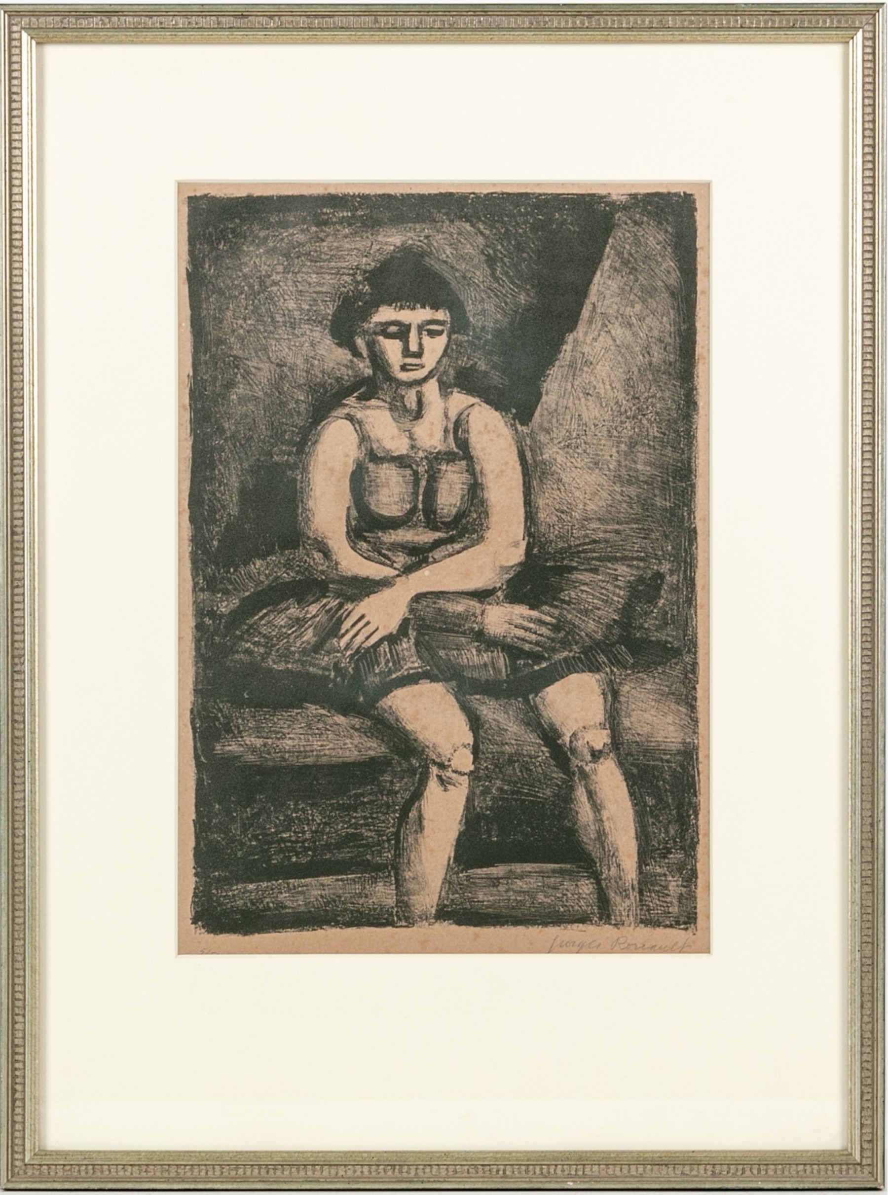 Georges Dominique Roualt | THE SEATED HORSEWOMAN | MutualArt