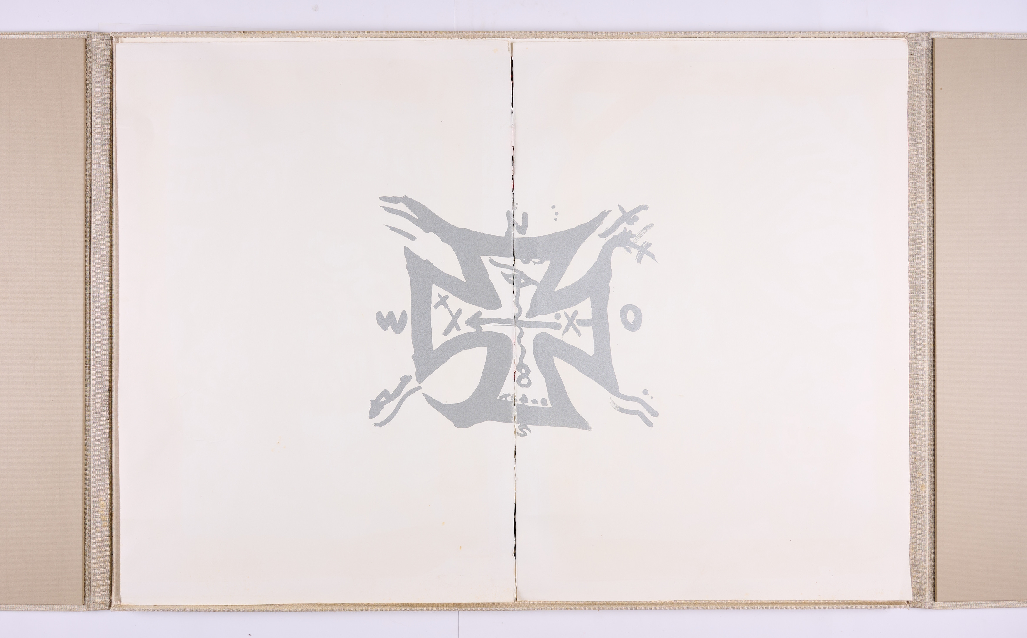 Artwork by Jonathan Meese, Der Goldene Hades I-V., Made of colour lithographs on BFK RIVES