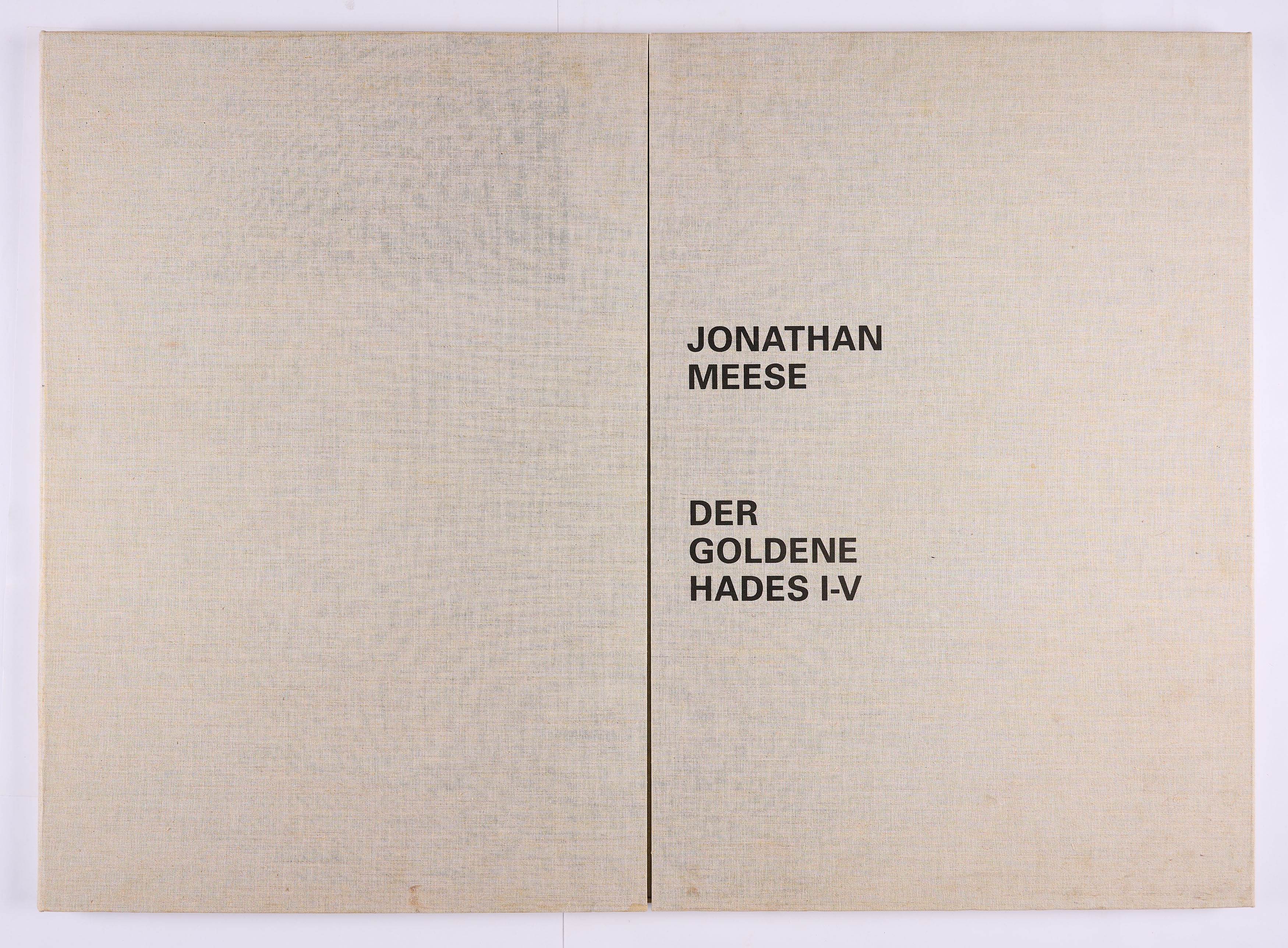 Artwork by Jonathan Meese, Der Goldene Hades I-V., Made of colour lithographs on BFK RIVES