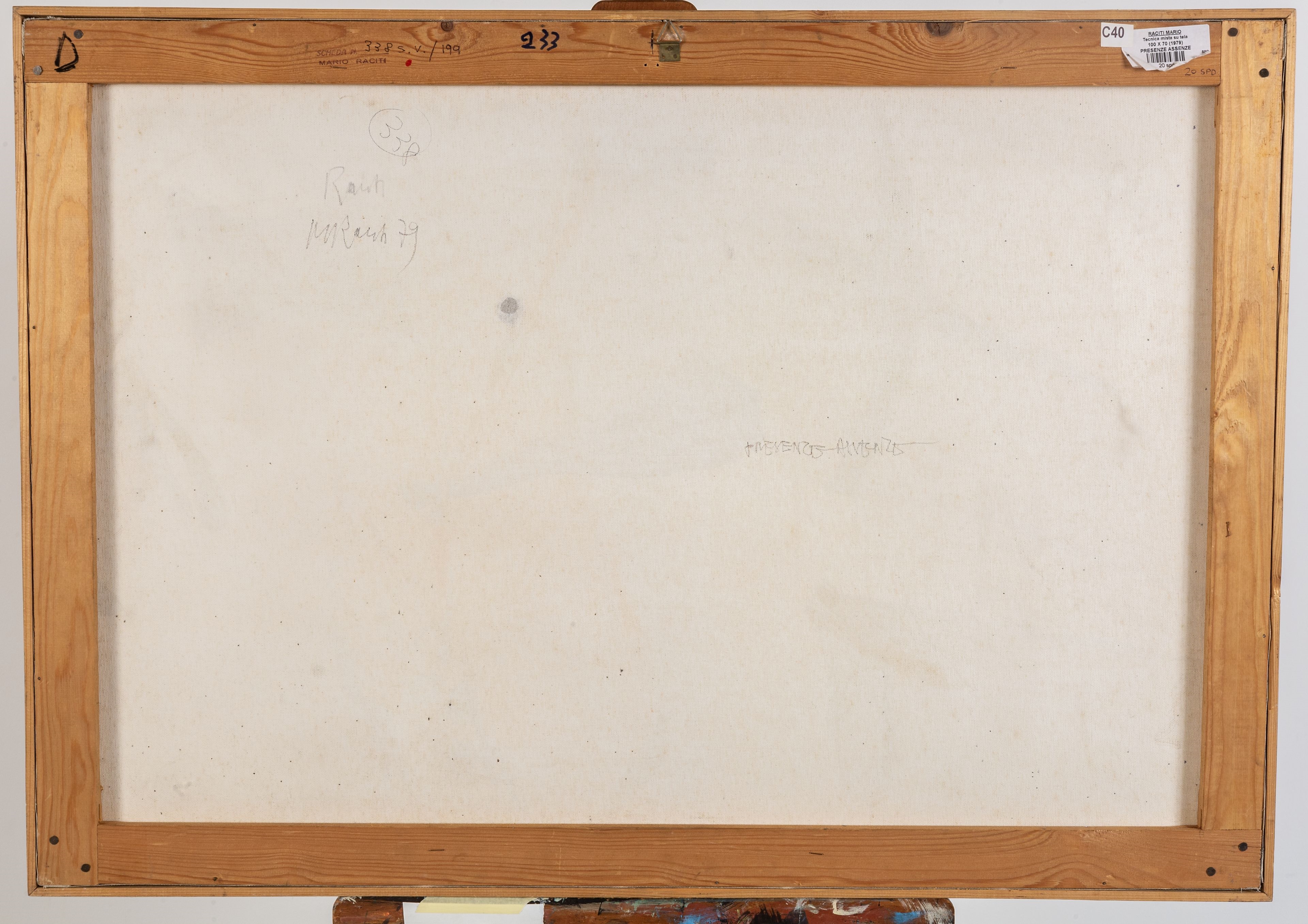 Mario Raciti | Presenze Assenze 1979 (1979) | MutualArt