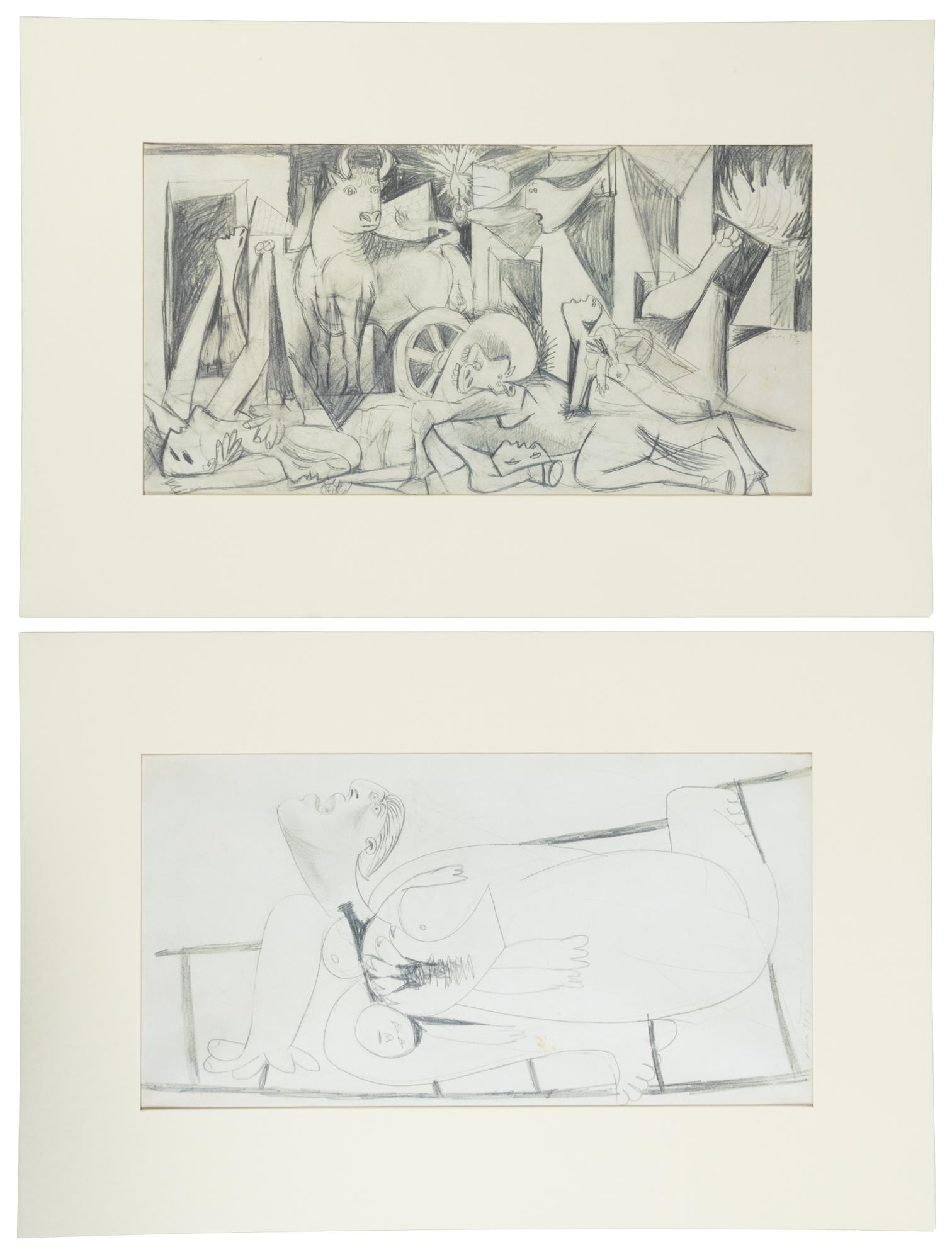 Pablo Picasso | Guernica - color facsimiles of Picasso's 42 preliminary ...