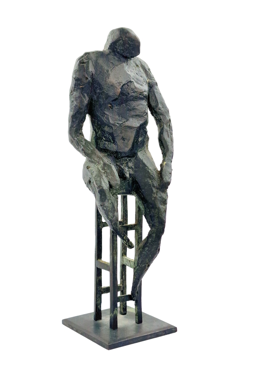Austin Bennett | Figure sur un haut tabouret (81) | MutualArt