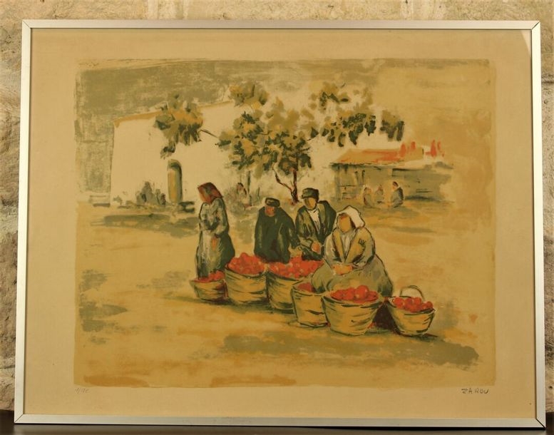 Victor Zarou | The fruit sellers | MutualArt