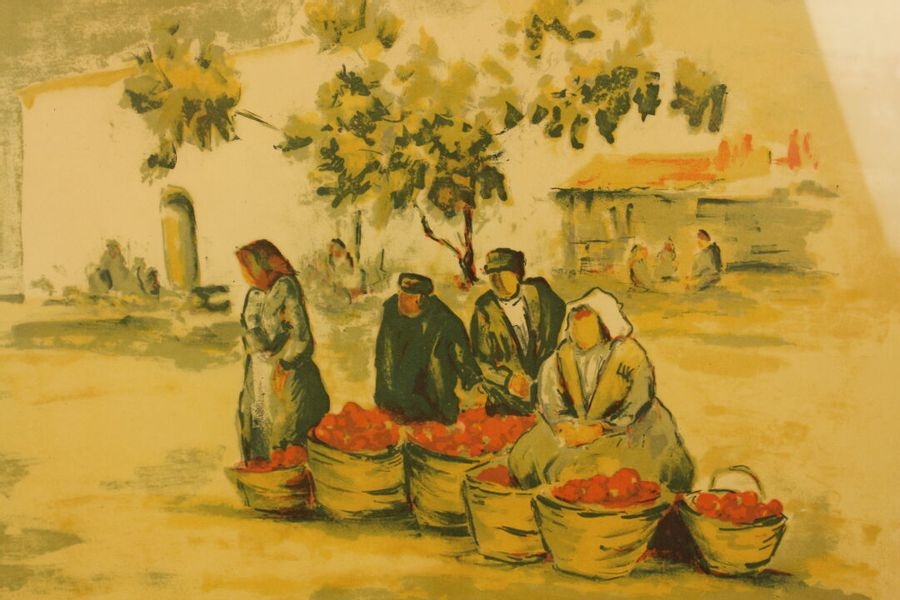 Victor Zarou | The fruit sellers | MutualArt