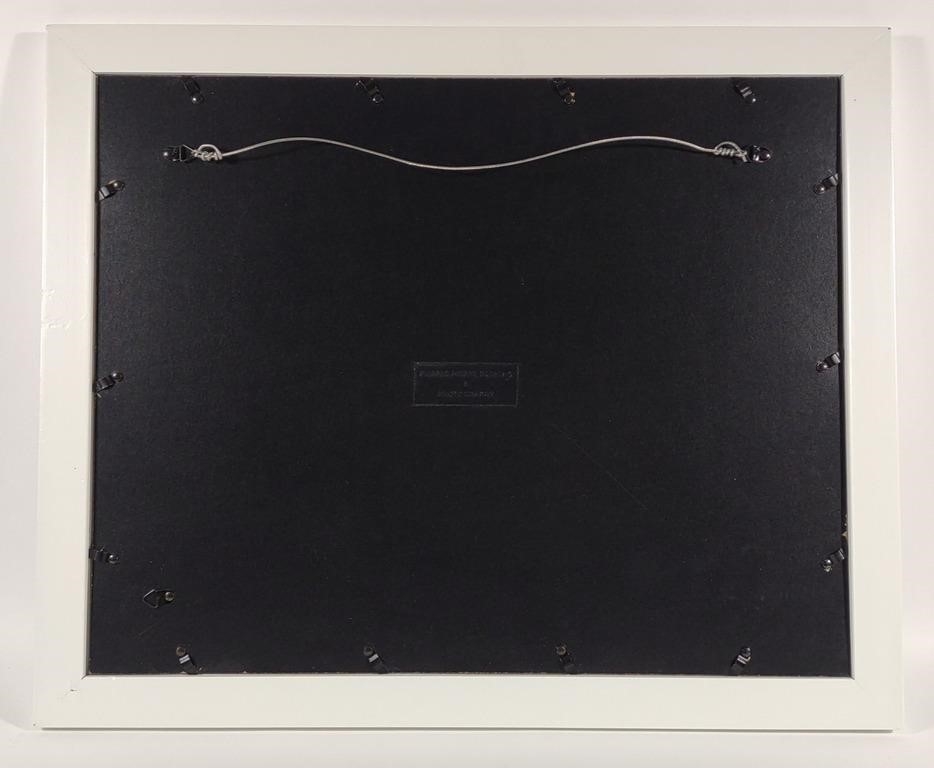 Artwork by Anna Smolens, Anna Smolens Signed 'White Horse' Framed Print, Made of print