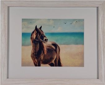 Anna Smolens Print of Horse on Beach - Anna Smolens