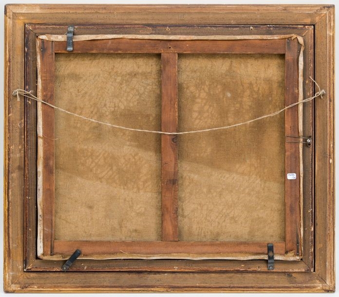 Artwork by L. Lucius, The port, Made of oil on canvas