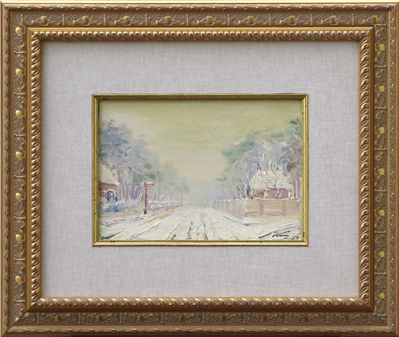 Ziema Rīgā 1957 by Stanislavs Kreics, 1957