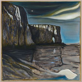 Billy Childish: Billy Childish 'looking at paintings' - Carl Freedman Gallery