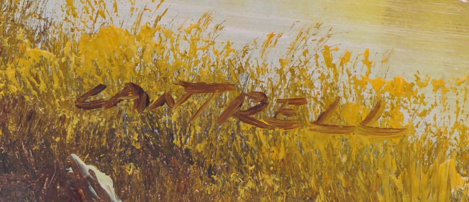 Phillip Cantrell | a countryside scene with river & trees | MutualArt