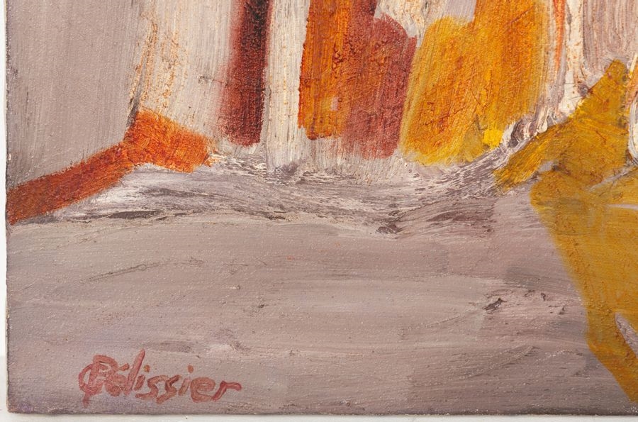 Artwork by Gilbert Pélissier, Vent du sud soufflant sur une plage du nord., Made of Oil on canvas