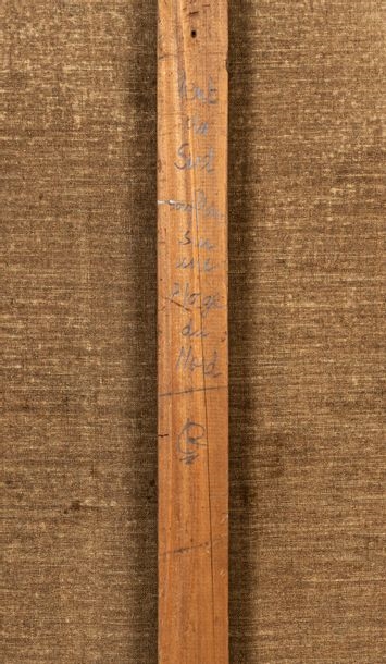 Artwork by Gilbert Pélissier, Vent du sud soufflant sur une plage du nord., Made of Oil on canvas