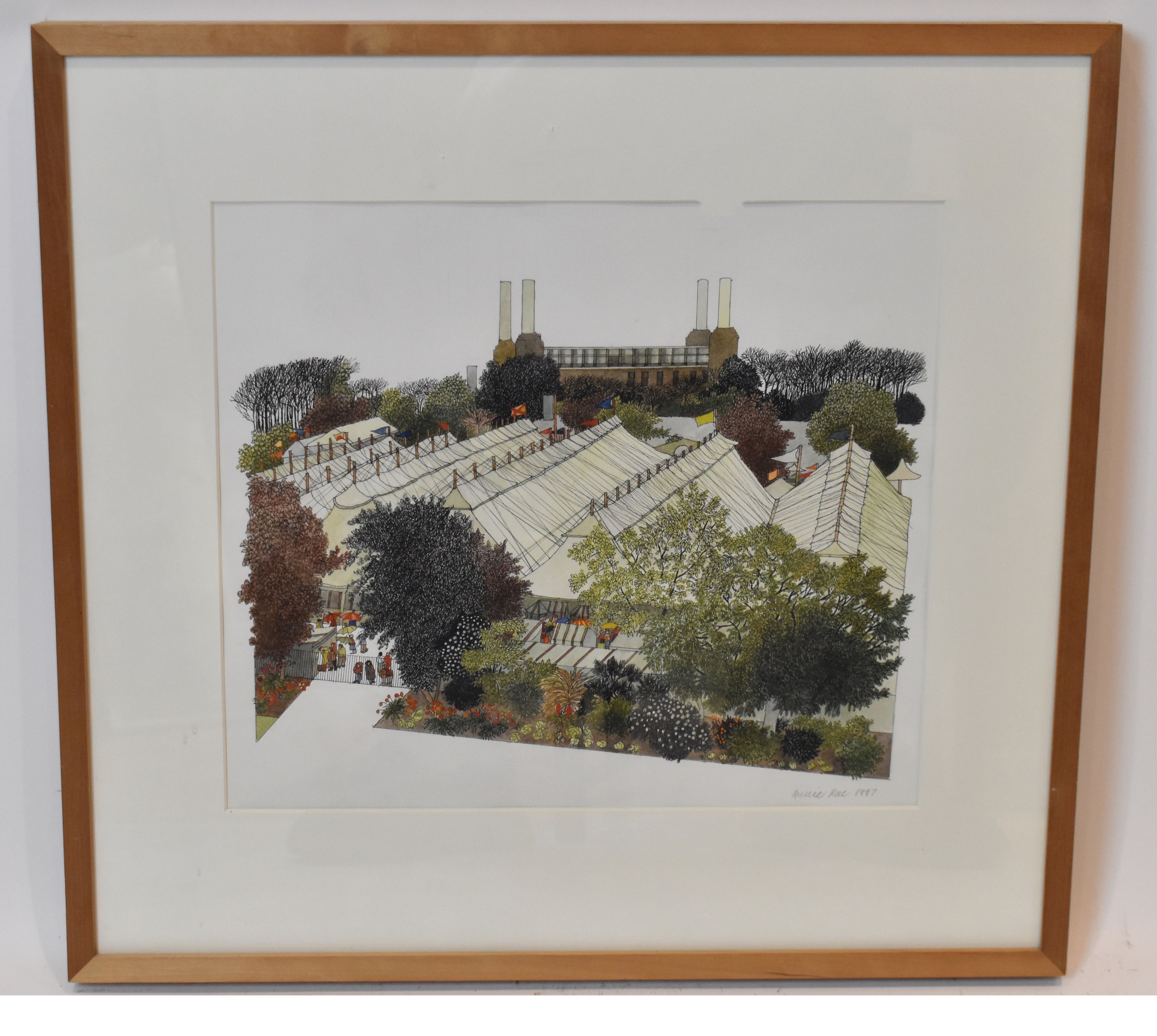 Artwork by Anne Rae, The Chelsea Flower Show, Made of watercolour