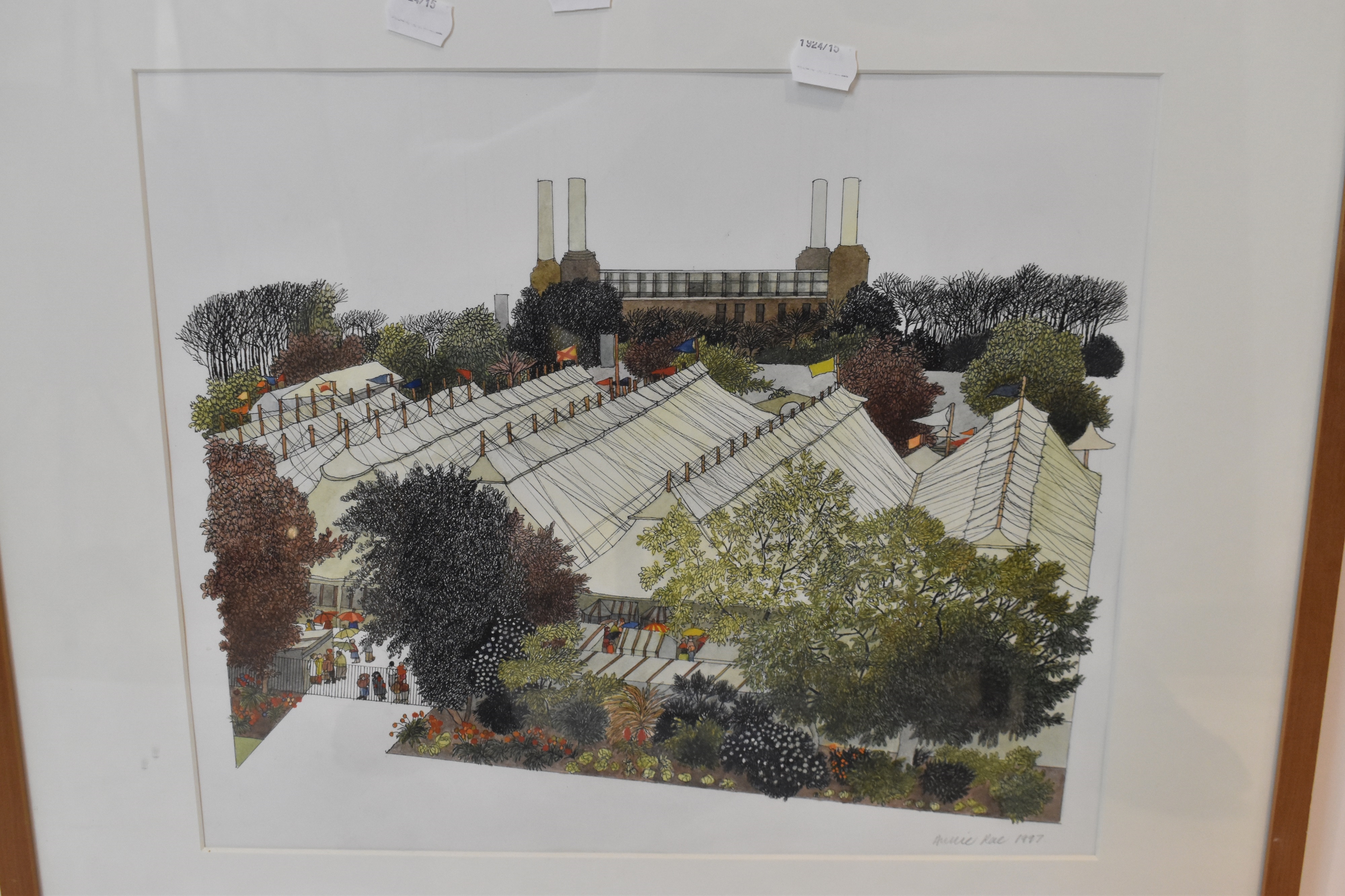 Artwork by Anne Rae, The Chelsea Flower Show, Made of watercolour