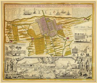 The Dutch East Indian Compagnie world-famous main, trading and defeat city of Bavaria... - Heirs Homann