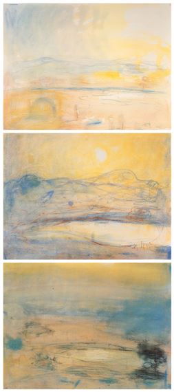 Morning Light at Karinya; The Duck Pond, Duramana; From the Window, Karinya (1984) by Lloyd Rees, 1984