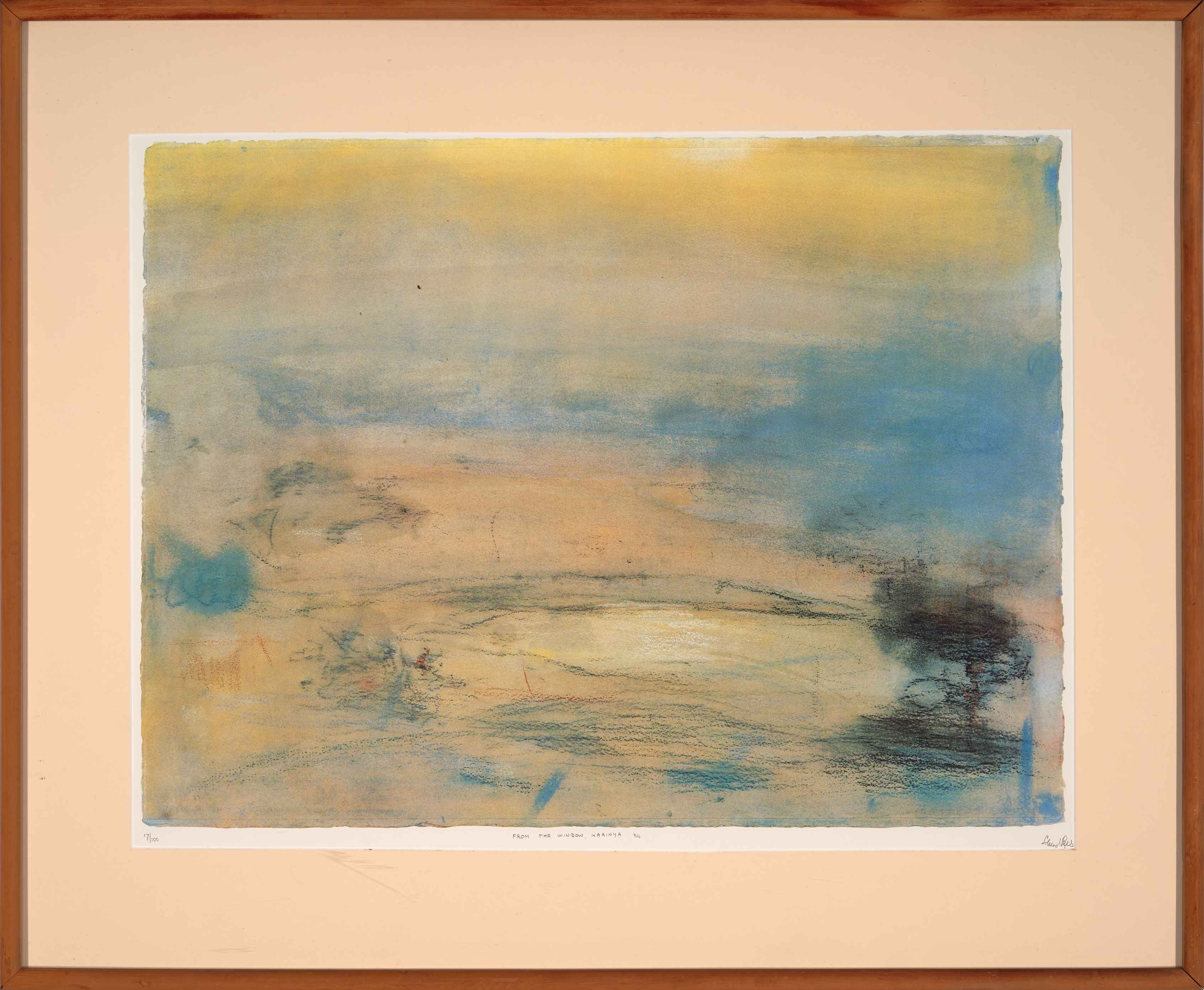 Artwork by Lloyd Rees, Morning Light at Karinya; The Duck Pond, Duramana; From the Window, Karinya (1984), Made of offset lithographs
