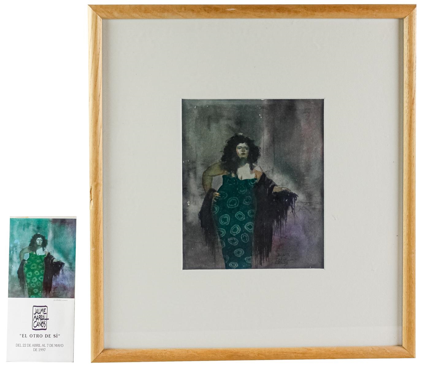 Artwork by Jaume Marzal Canós, Mujer, Made of Mixed media on paper